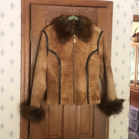 baby phat suede coat